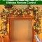 Remote Control 9 Ft Prelit Christmas Garland with Lights 8 Modes Timer 300 Branch Cedar Snowy Bristle 198 Berry 18 Pinecone Battery Operated Christmas Decorations Indoor Outdoor Holiday Mantle Stairs